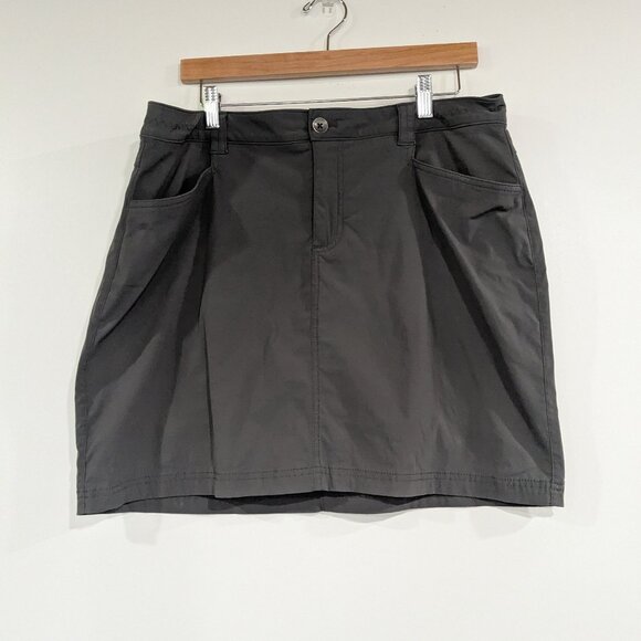 Eddie Bauer Skort Charcoal Grey Size 14 - Picture 1 of 4